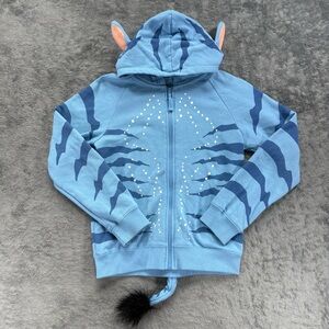 Kids Large 10/12 Disney Parks Pandora World of Avatar Na’vi Full Zip Hoodie